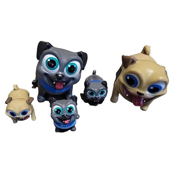 Disney Junior Puppy Dog Pals Bingo Rolly figures toys cake toppers - Picture 1 of 5